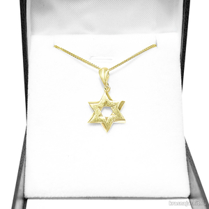 Кулон Звезда Давида из золота 575 пр. Украшения Звезда Давида - в золоте и серебре