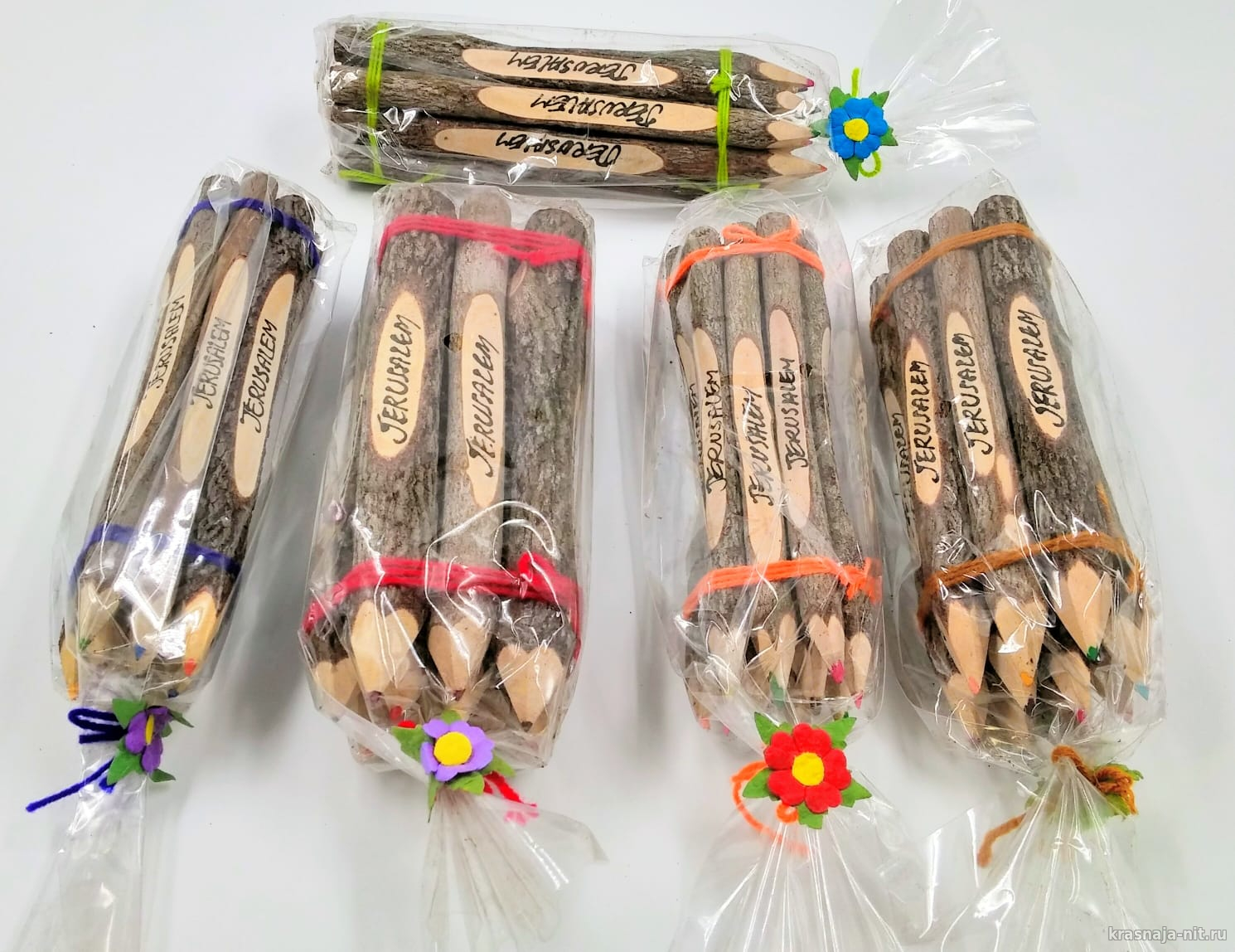 Набор карандашей в форме дерева - Иерусалим, Сувениры и подарки из Израиля